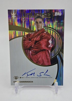 Ken Shamrock - 2025 Topps WWE Universe On Card Legends Auto No. UNA-KSH