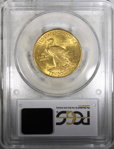 1926 $10 Gold Indian Eagle PCGS MS63 Uncirculated Coin - Picture 2 of 2