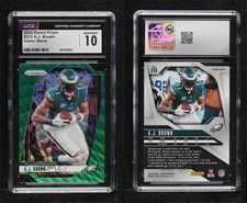 2024 Panini Prizm Green Wave Prizm AJ Brown #233 CGC 10 Gem Mint