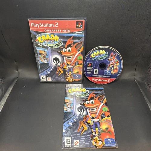 Crash Bandicoot The Wrath of Cortex (PlayStation 2, 2002) CIB W/ Reg Card Tested