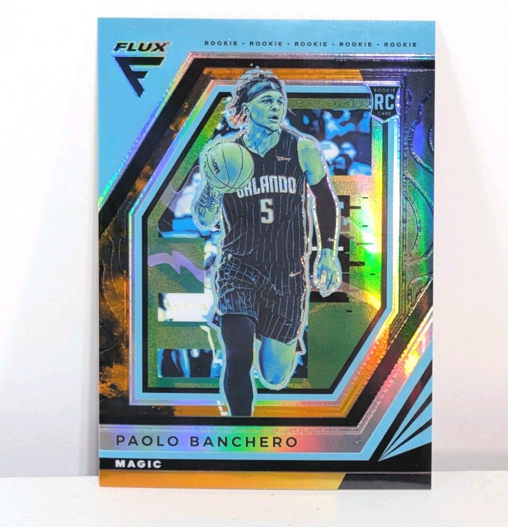 2022-23 Panini Flux Rookies Paolo Banchero #237 Solar Eclipse Prizm 27/49 (RC)