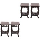 2 Pack Flower Pot Rack Stands Wooden Plant Riser Display Pedestal for