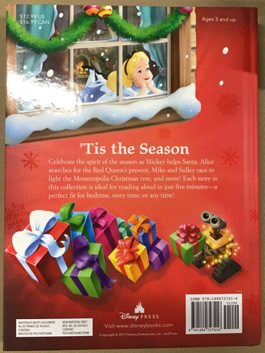 Disney 5-Minute Christmas Stories - by Disney Book Group (Padded Hardcover) NEW - Picture 2 of 2