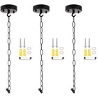 3 Sets Pendellichtes Zubehör Leuchtenmontagehalterung Deckenlampe Vintage