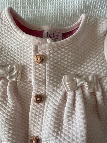 Baby Girls Baker By Ted Baker Pink Outfit Set Jacket, Too & Leggings 3-6 Months - Picture 4 of 10
