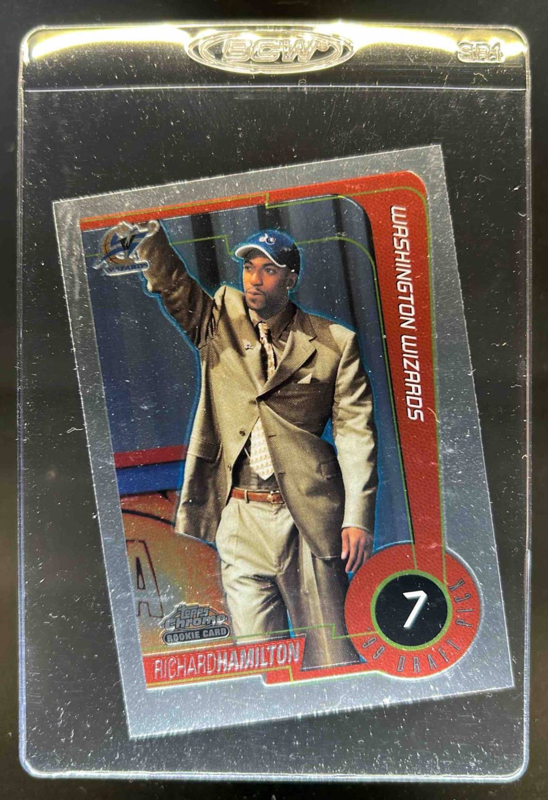 1999-00 Topps Chrome Richard Hamilton Rookie RC #114 Wizards