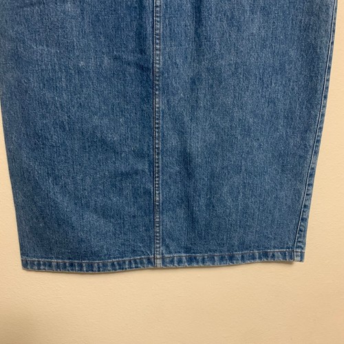 Vintage Ralph Lauren Authentic Dungarees USA Denim Skirt Womens Size 12 - Picture 10 of 11
