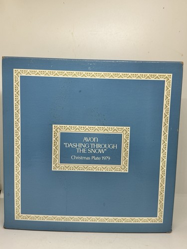 Avon 7a edizione 1979 vintage Piatto natalizio che scorre attraverso la neve Enoch Wedgwood  - Foto 6 di 6