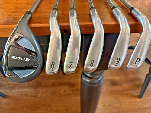 Callaway Edge Iron Set 5H, 6-9, PW, Regular Flex, Steel Shafts, RH, Great Shape! - Picture 11 of 12