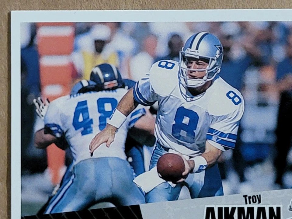 Troy Aikman 1996 Upper Deck Collectors Choice Football Card #295 - Image 2 of 4