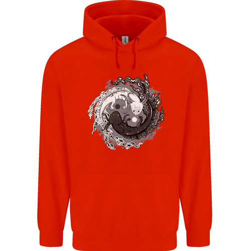 Axolotl Yin Yang Childrens Kids Hoodie - Picture 20 of 86