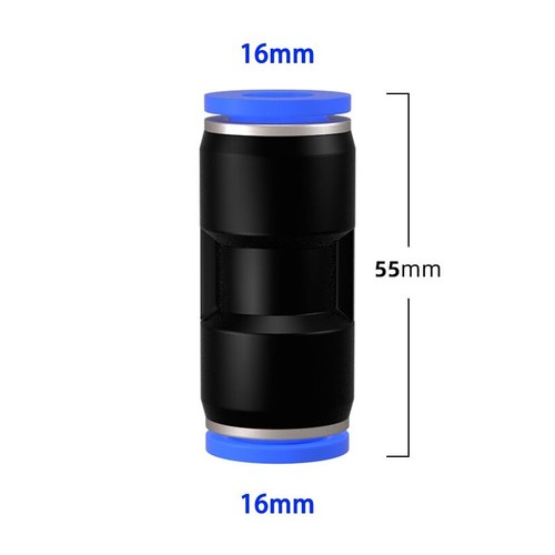 Nylon Pneumatic Straight Hose Tube Inline Push Fit Connector Air Line 4mm-16mm - Picture 13 of 13