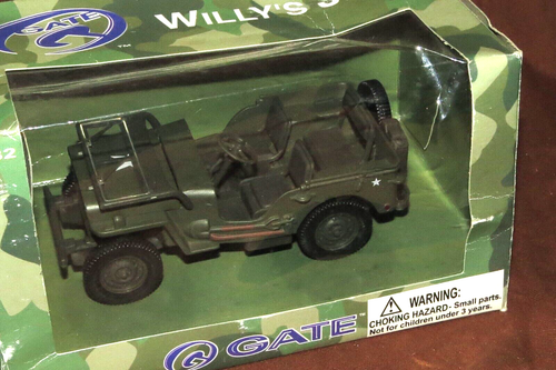 GATE DIECAST US ARMY JEEP IN ORIGINAL BOX BY GATE AS PICTURED-NOS - Picture 5 of 6