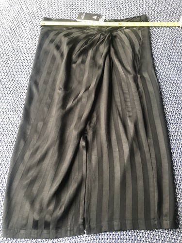 Guess Black Midi Office Skirt Split Front Zip closure size L/ UK 12-RRP 89.9EUR - Picture 10 of 16