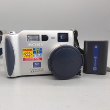 Sony Cybershot DSC-S70 3.3MP Compact Digital Camera Silver Tested