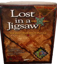 Lost In a Jigsaw-A Diagonal Maze Puzzle-Escape From Eden -1997 Buffalo Games