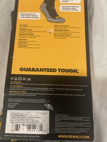 Dewalt Thermal Cotton Blend Work Crew 2 packs, 4pair - 第 18/20 張圖片
