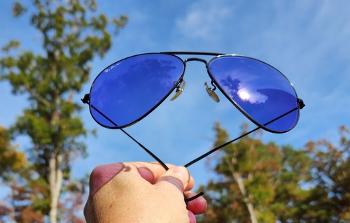 Vintage B&L Ray Ban Bausch & Lomb A30 púrpura Chromax W2455 62 mm aviador con estuche - Imagen 5 de 14