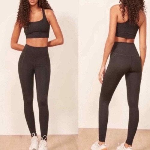 Girlfriend Collection Black Compressive Leggings - Picture 1 of 9