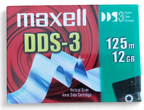 MAXELL DDS-3 Digital Data Cartridge DDS-3 125 m Cartouche de données numériques - Picture 2 of 4