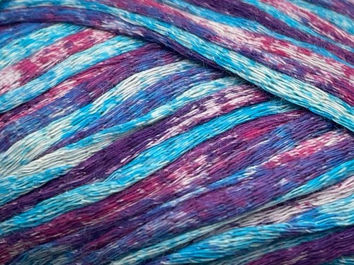 Cotton Splash Red Blue Purple + 82025 Ice Yarns 100% Cotton Worsted 100gr 246yds - Picture 8 of 8