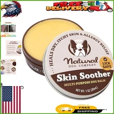 Natural Dog Skin Soother in 1 Oz. Tin - Fast Allergy Relief & Healing Balm