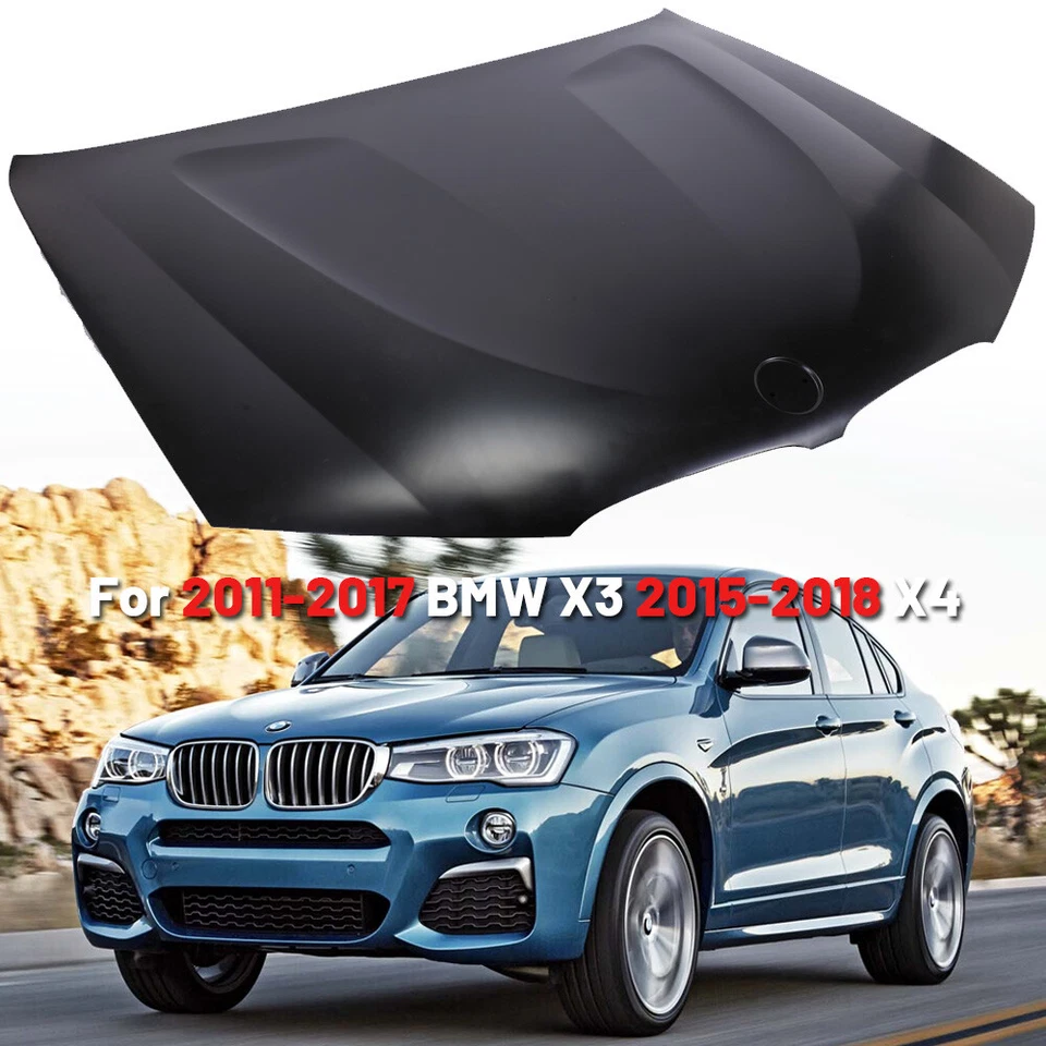 Front Engine Cover Hood Panel Fit For 2011-2017 BMW X3 2015-2018 X4 Foto 2 de 4