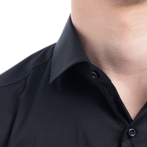 Camicia Uomo Cotone Sartoriale Camicie Slim Manica Lunga Made In Italy VEQUE - Foto 25 di 26