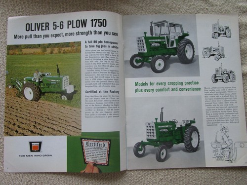 Original 1967 Brochure for the Oliver 1750 Tractor, Excellent Condition! - Picture 2 of 6