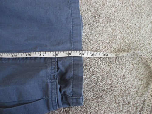 Men's Dockers Cargo Shorts Khaki Size W32, Inseam 11 in., Blue, Preowned VGC - Picture 5 of 10