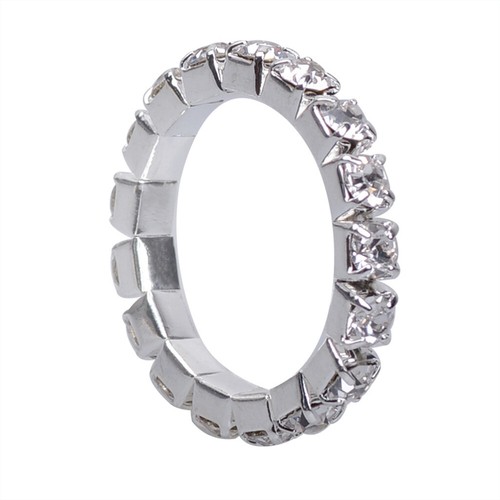 10 stücke Frau Elastische Zehenring Mode Stilvolle Exquisite Strass Zehenring - Bild 6 von 11