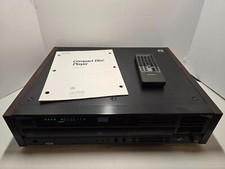 Vintage Sony CDP-C801ES HiFi 5 Disc Carousel CD Player w/ Manual &amp; Remote 1993  			