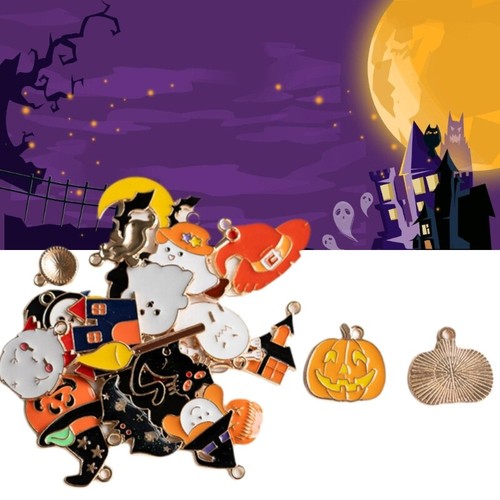Elegant Miniature Halloween Ornament for Tree Wall Door Festival Decors Set - Picture 3 of 8