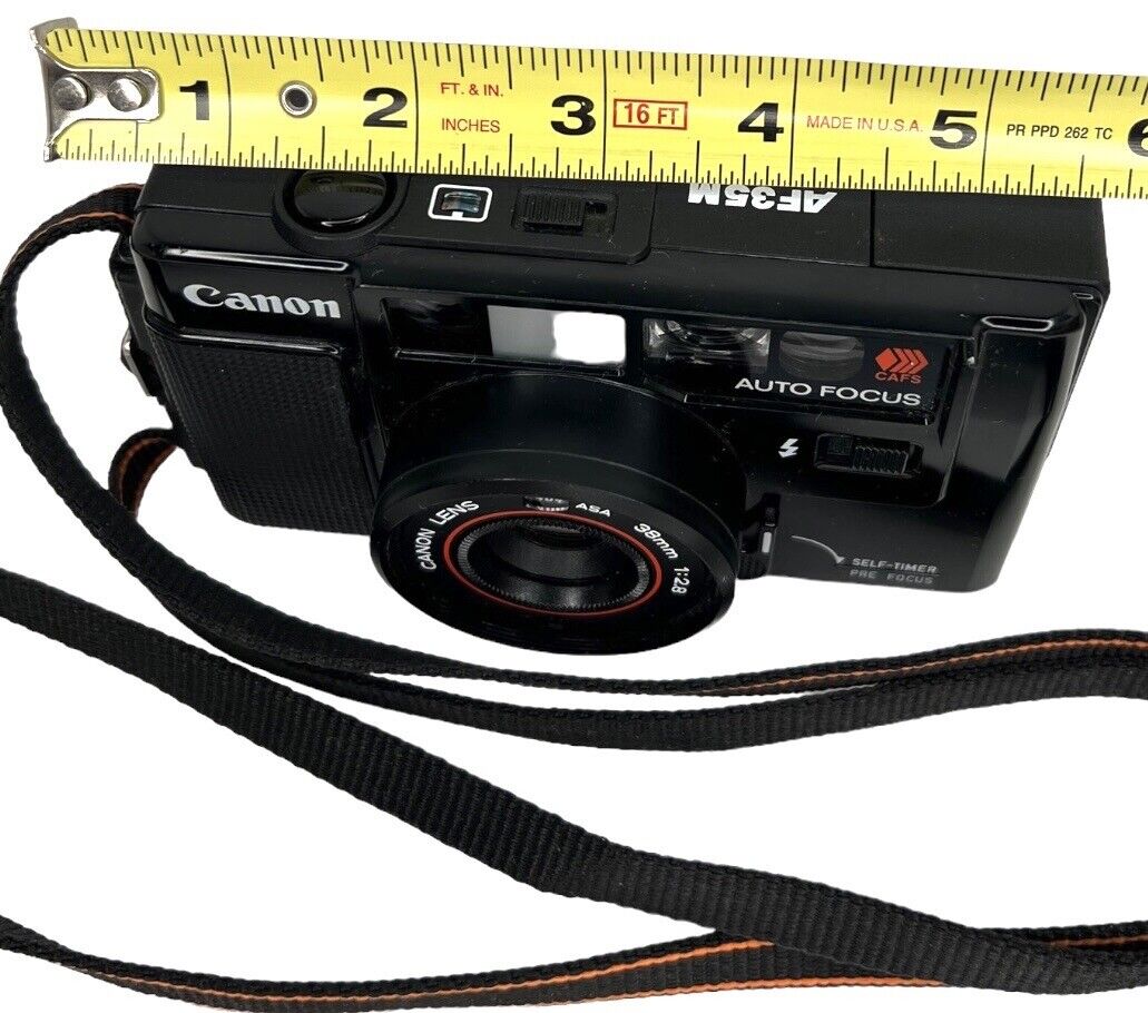 Vintage Canon AF35M Camera 38 MM Lens Auto Focus Made In Vintage Canon AF35M Camera 38 MM Lens Auto Focus Made In