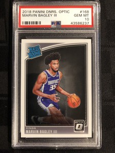 MARVIN-BAGLEY-2018-Panini-DONRUSS-OPTIC-168-PSA-10-GEM-MT-KINGS-RC