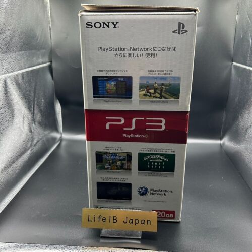 Sony PlayStation 3 120GB Charcoal Black CECH-2000A Console PS3 Japan Ver - Picture 7 of 24
