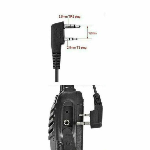 In-ear Earpieces Mic Radio Accessories Fit For Kenwood E7H1 Uv-5r Baofeng V8E4 - Zdjęcie 12 z 12