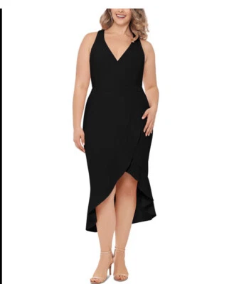 Xscape Black Dress Size 14 Wedding, Cocktail, Dancing - image 1 of 4