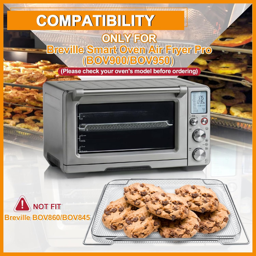 Air Fry Basket Replacement Compatible with Breville BOV900/BOV950 Smart Oven Air - Picture 3 of 12