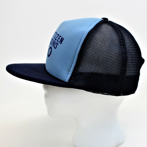 Life Begins At 50 Hat Vintage Blue Snapback Trucker Cap - Picture 3 of 8