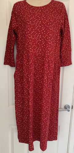 EX Seasalt Red Dotty Guelder Rose Dress Sizes 8 10 12 14 16 18 22 26/28 RRP £70 - Picture 2 of 8