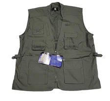 Vintage Rothco Olive Green Combat Tested Concealed Carry Vest  Men's XL NWT