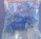 (12) BLUE PLASTIC FREE FLOW LIQUOR POURERS BARS/TAVERNS