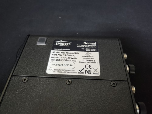 Spirent Nomad HD: PN 53-004652 (0371) - Bild 4 von 4