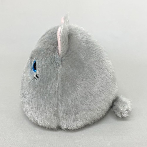 Sanei Neko Dango Nachdruck hellgraue Katze "Hai" Knödel Plüschtier - Bild 3 von 4