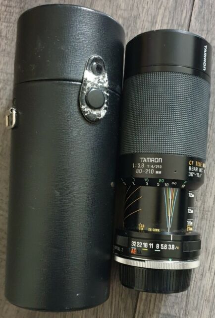 Tamron 1:38 80-210mm Lens With Case GC Free Tracked Postage WH8618 Tamron 1:38 80-210mm Lens With Case GC Free Tracked Postage WH8618