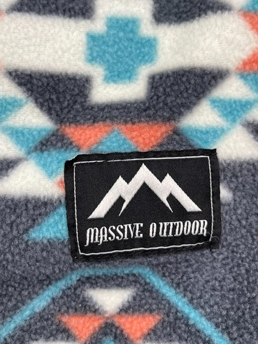 Camisa polar masiva para exteriores para hombre mediana suroeste nativa americana azteca - Imagen 14 de 15