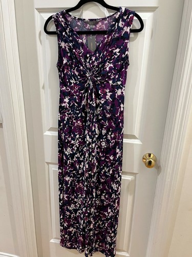 Daisy Fuentes ärmellos vorne Knoten Twist Maxi schöne Kleider ~ - Bild 7 von 9