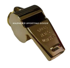 HWC POLICE SECURITY WHISTLE GOLD PLATED BRASS
