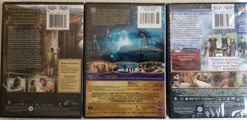 The Chronicles of Narnia 3 Movie Trilogy Collection 1 2 3 (3 DVD SET) Brand New - Foto 4 di 4
